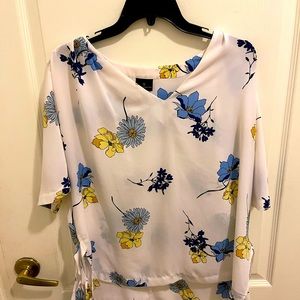 Worthington Floral Print Blouse